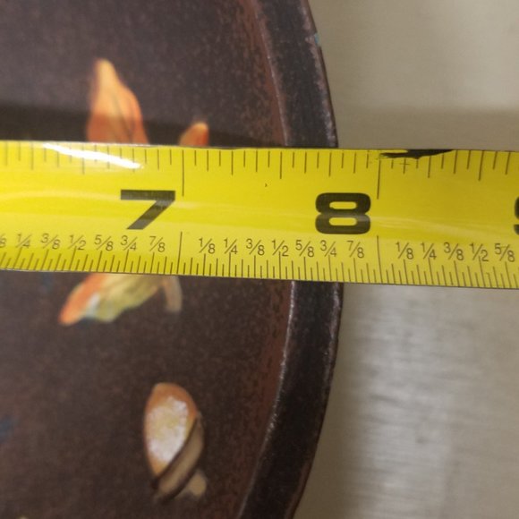 Hand Painted Acorn & Fall Leaves Wooden Bowl - Picture 6 of 7